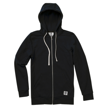 Black All American Zip Up Hoodie by American Roots. American Made, American Sourced. Union Made.