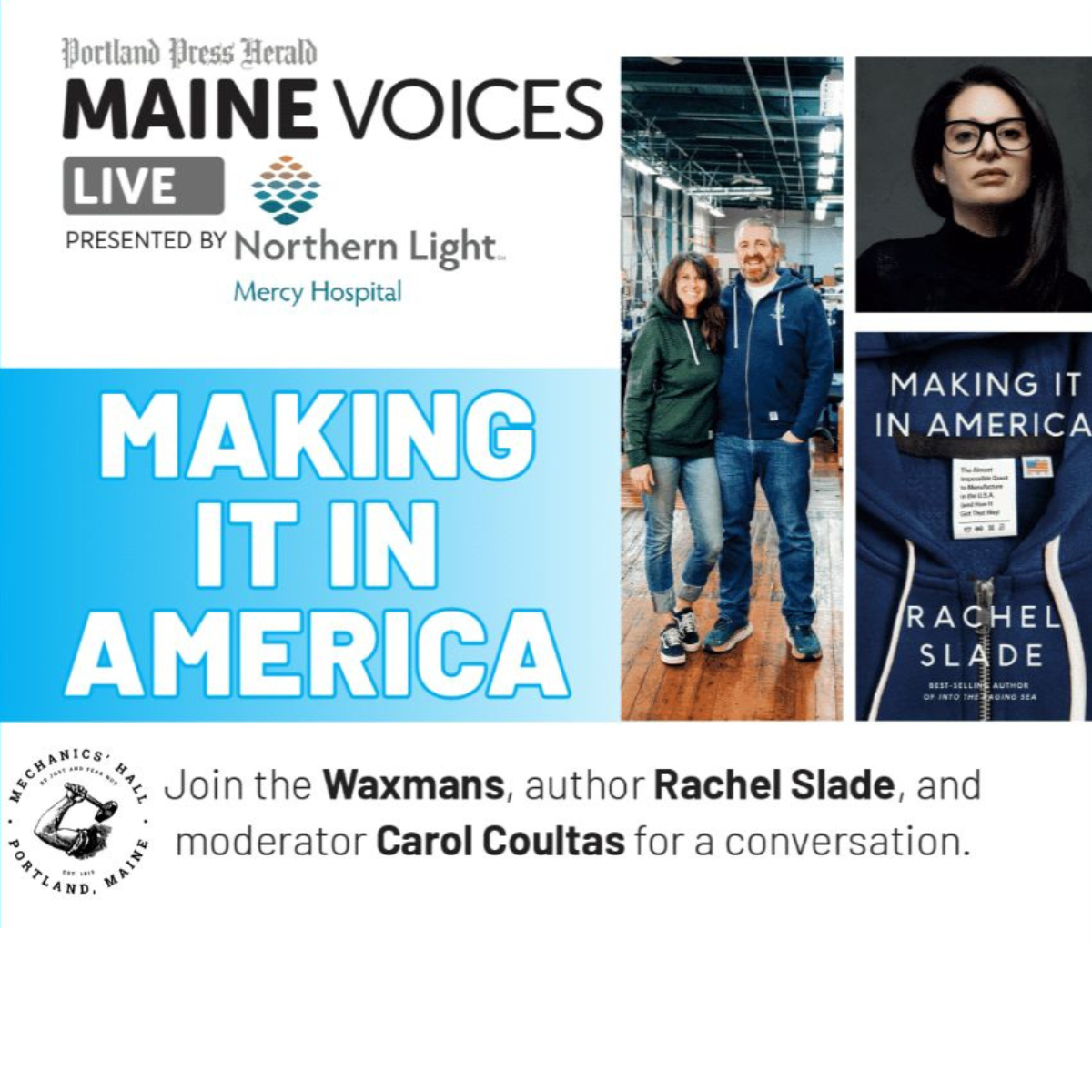 Maine Voices Live: Making it in America