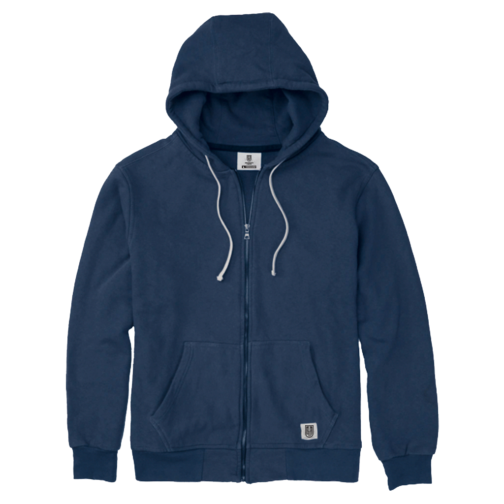 Navy American Made Hoodie 100% American Cotton, American Roots. Union Made in the USA Hoodie.