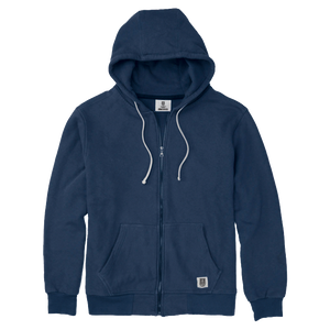 Navy American Made Hoodie 100% American Cotton, American Roots. Union Made in the USA Hoodie.