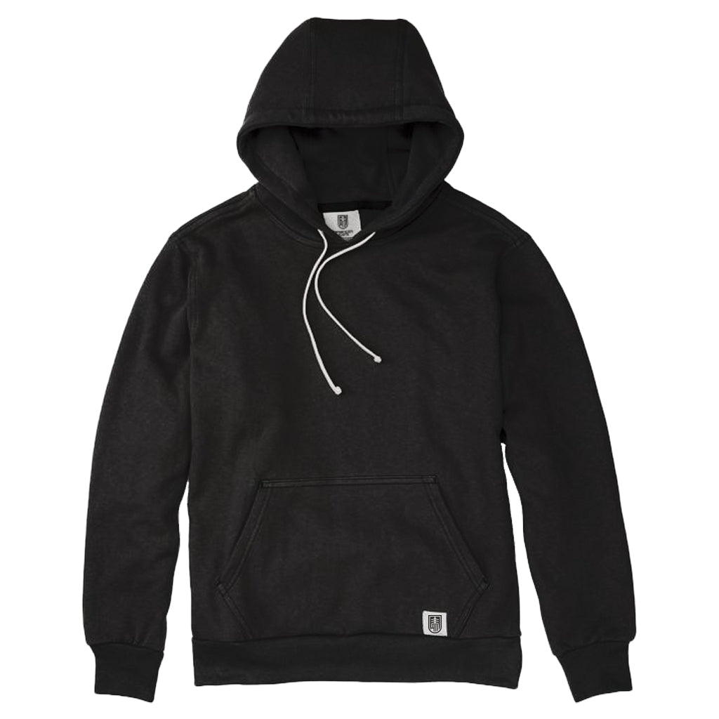 Black All American Made Pullover by American Roots.  100% American Combed Cotton. Union Made. Perfect Hoodie.